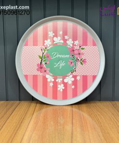 سینی گرد طرحدار یزدگل کد 5471