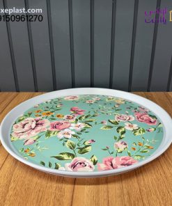 سینی گرد طرحدار یزدگل کد 5471