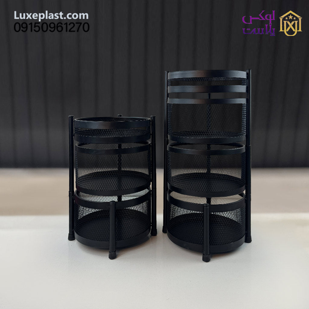 جا پیازی گرد متحرک 2/5و 3/5 طبقه مدل چرخدار