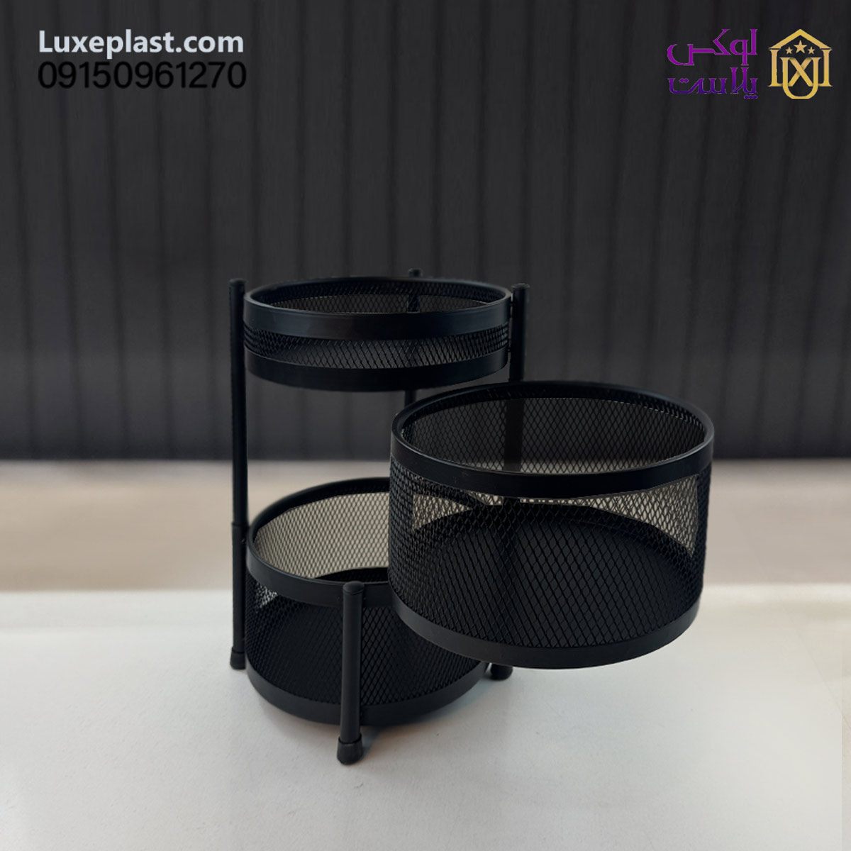 جا پیازی گرد متحرک 2/5و 3/5 طبقه مدل چرخدار