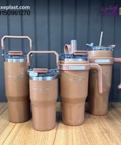 تراول ماگ مسافرتی قهوه ای در 4 سایز