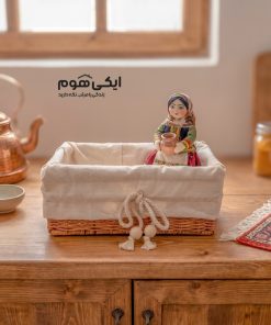 سبد حصیربافت کوچک مایا iki home کد 1923