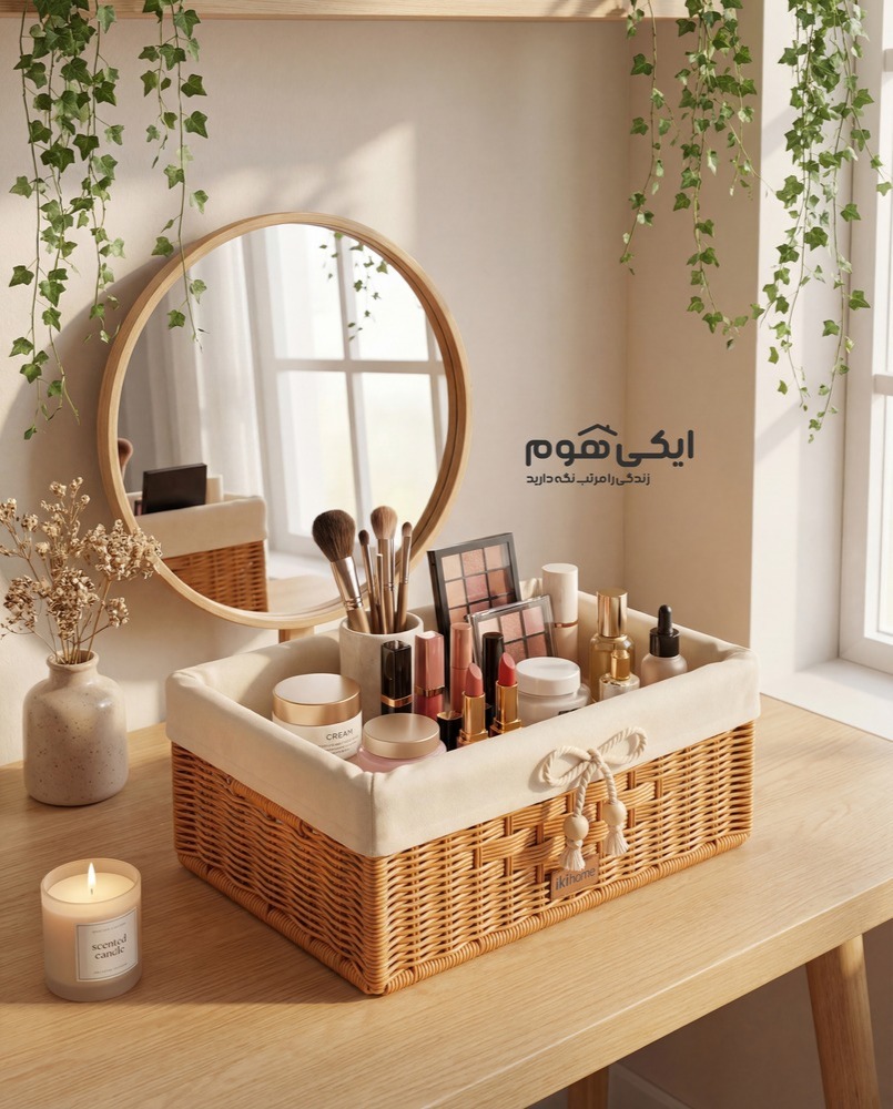 سبدحصیربافت متوسط مایاiki home کد1924