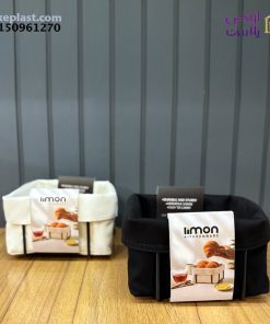 سبد نان مربع فلزی لیمون کد2464