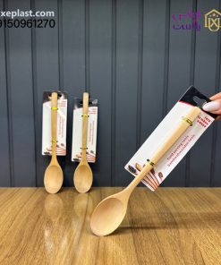 قاشق چوبی لیبل دار روشن کد 9534