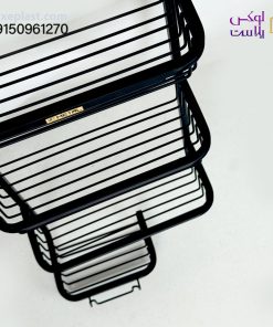 پنل حمام 3 طبقه فلزی مدل مربع کد 9373