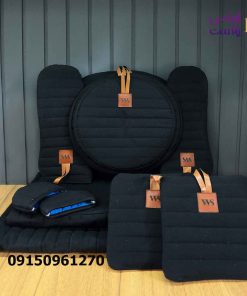 سرویس دمی 11 پارچه ws جنس کتان 2303 - تصویر 3