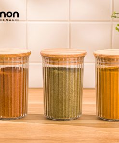 جاادویه شیاردار 250 میلی لیتر درب چوب لیمون 2505