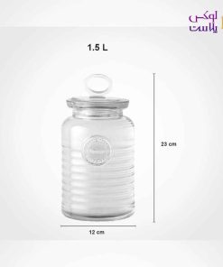 Alternative view of بانکه شیشه ای روستیک 1.5 لیتر لیمون کد 1872