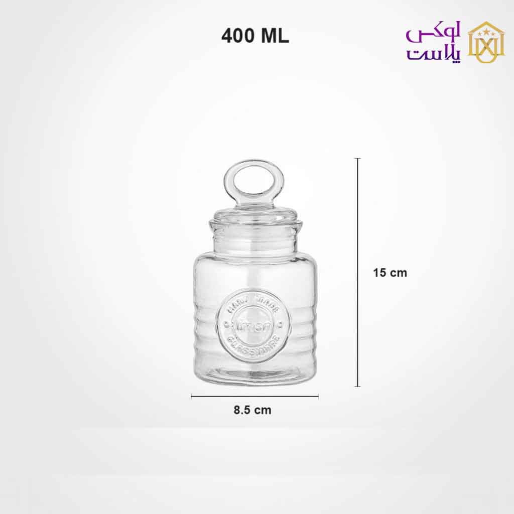 بانکه شیشه ای روستیک 400 میل لیمون کد 2008 - Image 2
