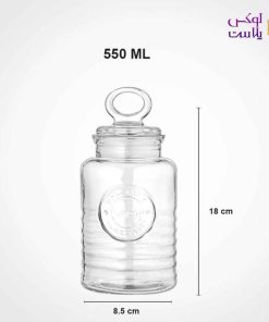 Alternative view of بانکه شیشه ای روستیک 550 میل لیمون کد 2007