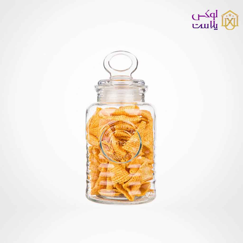 بانکه شیشه ای روستیک 550 میل لیمون کد 2007