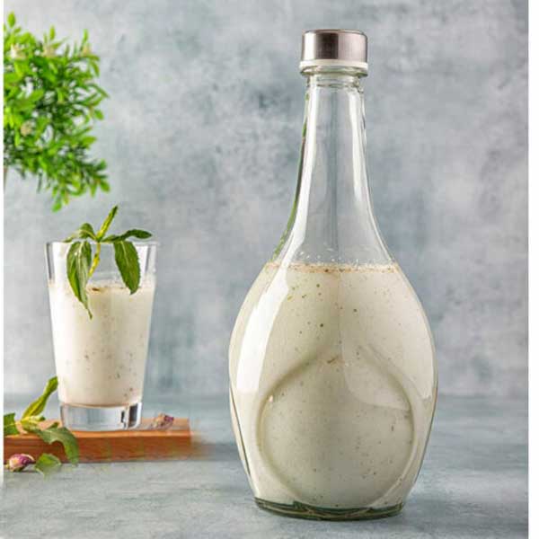 بطری دوغ خوری درب استیل لیمون کد 9620