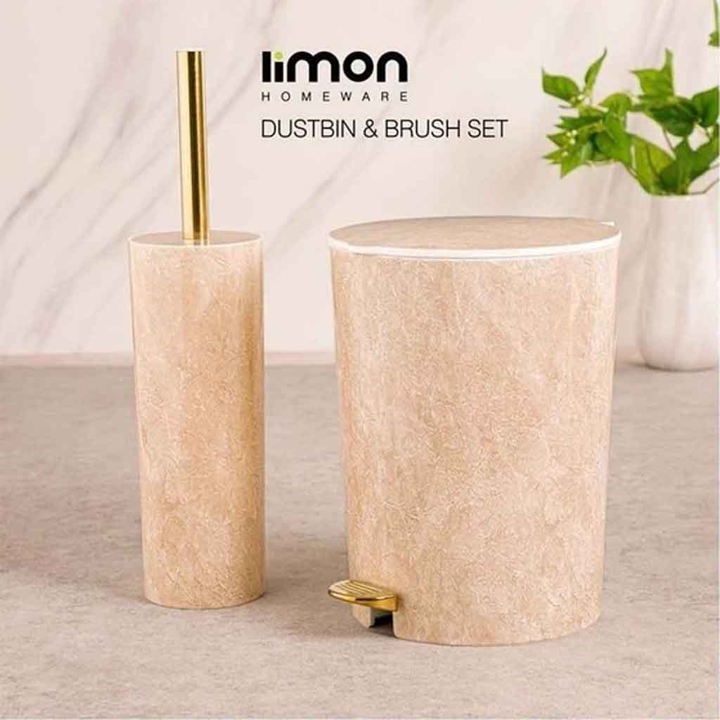 سطل وفرچه طرح سنگ لیمون کد 2380