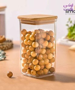 جا ادویه سارینا درب چوبی سایز بزرگ کد 2197