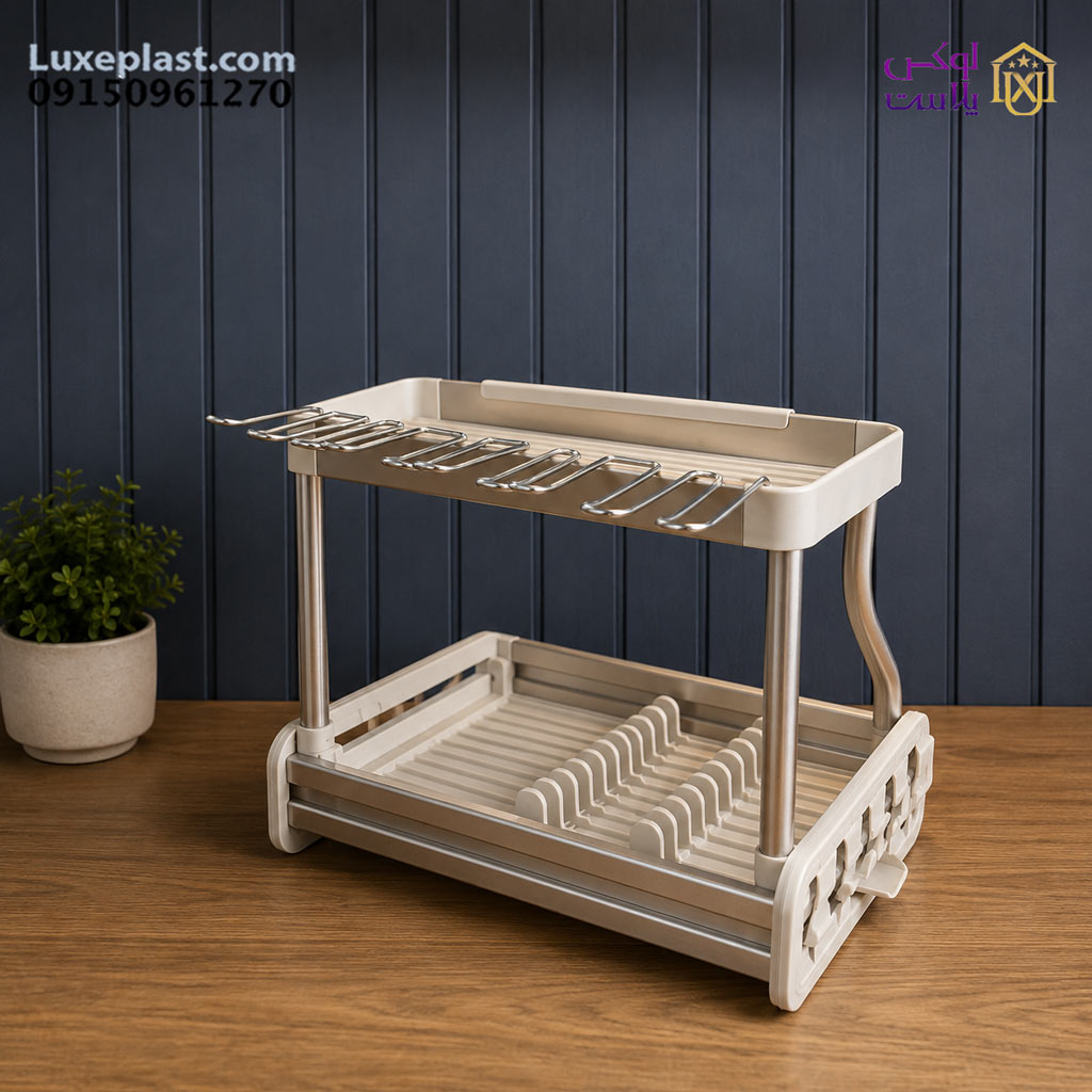 جا ظرفی آلومینیومی ۲ طبقه WS مدل AD22 کد 455 - Image 5