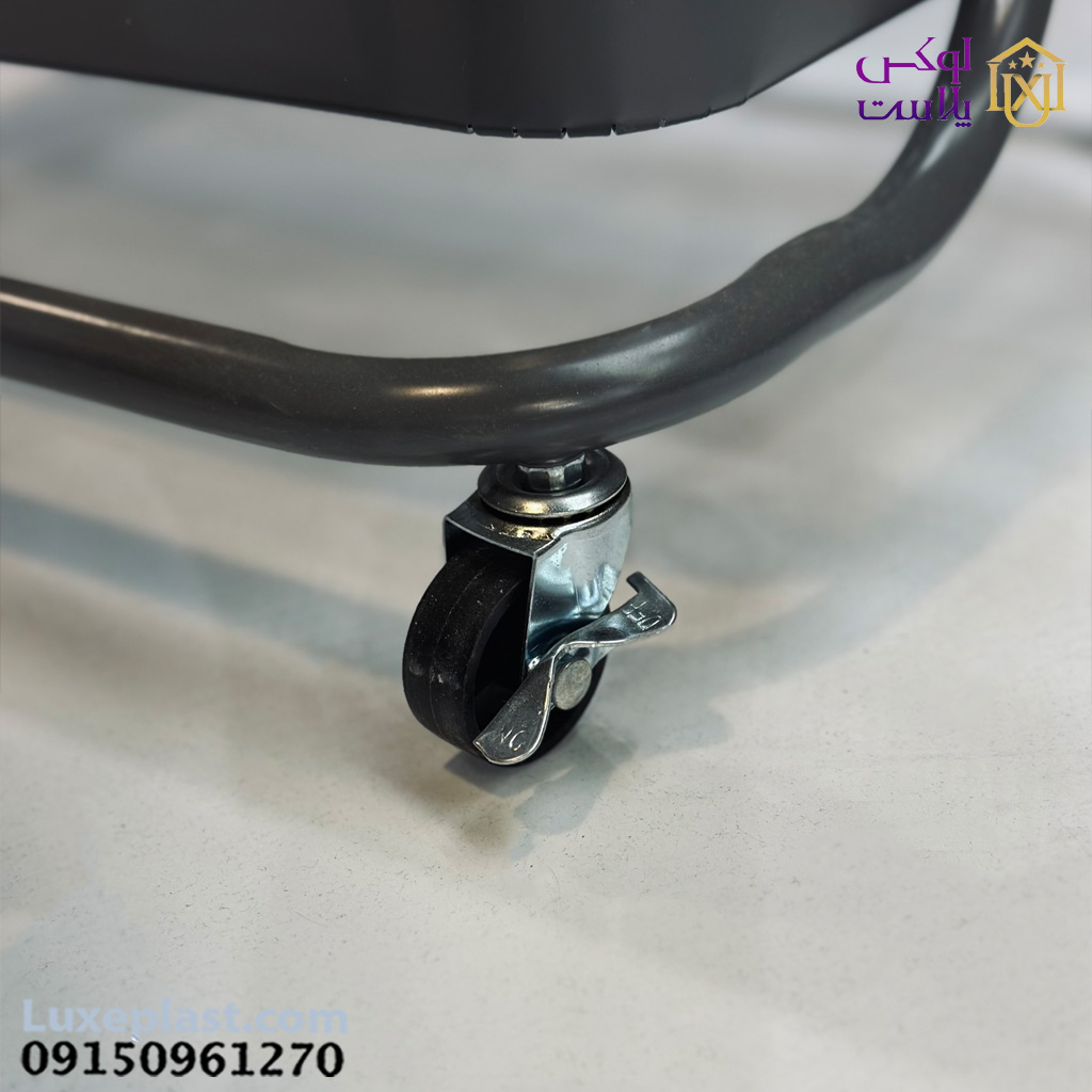 ترولی3طبقه فلزی ws03 طوسی کد 3310 - تصویر 4