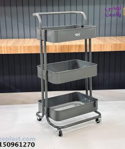 Alternative view of ترولی3طبقه فلزی ws03 طوسی کد 3310