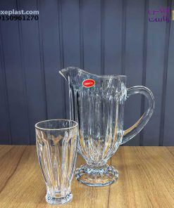 پارچ و لیوان شیشه ای