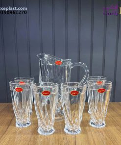 پارچ و لیوان شیشه ای