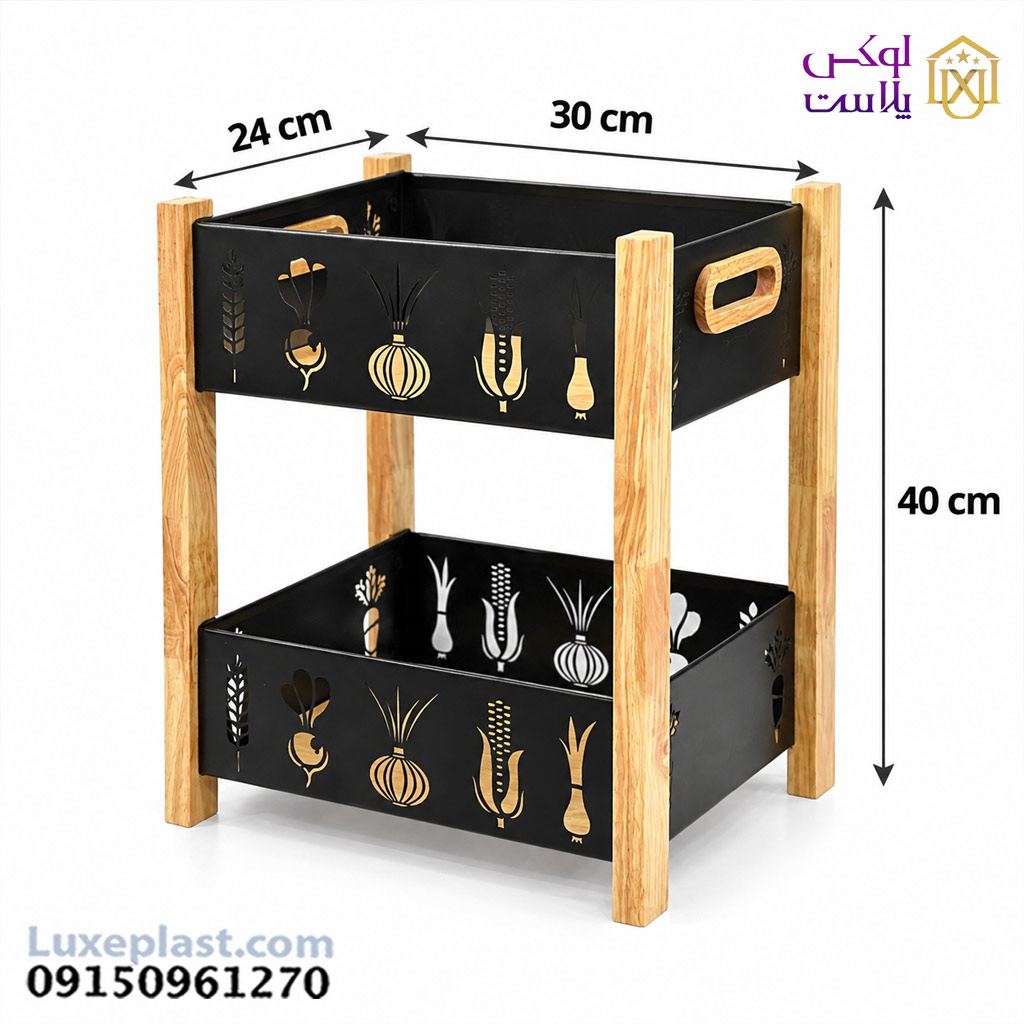 Alternative view of جاپیاز 2 طبقه 1190چوب لیزر