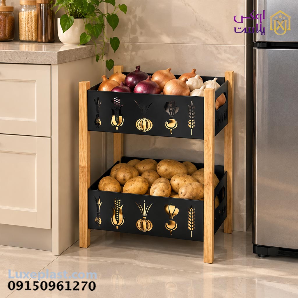 جاپیاز 2 طبقه 1190چوب لیزر - تصویر 3