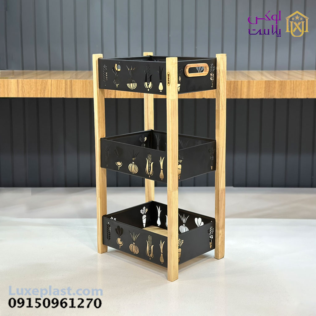 جاپیاز 3 طبقه 1191چوب لیزر