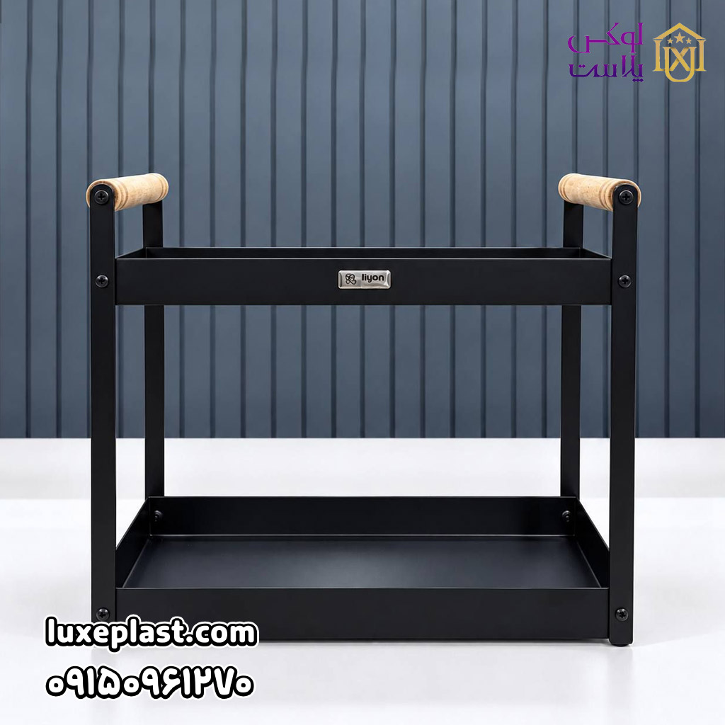 استند 2 طبقه دسته چوبی همه کاره لیون 2899