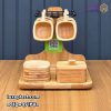 ست قهوه چوبی مربعی 6 عددی کارنیک 2880